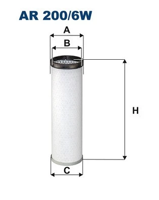 Filtr powietrza  AR 200/6W 