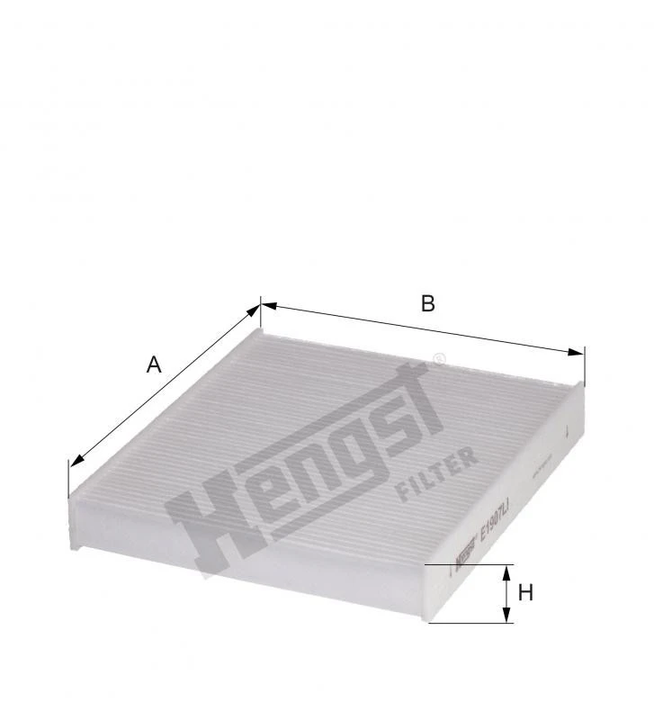 Filtr kabiny  E1907LI 