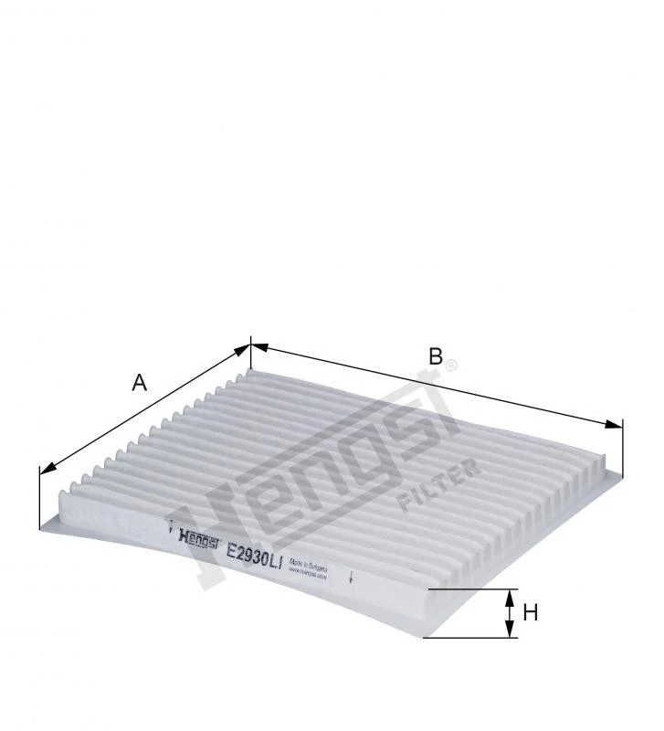 Filtr kabiny  E2930LI 