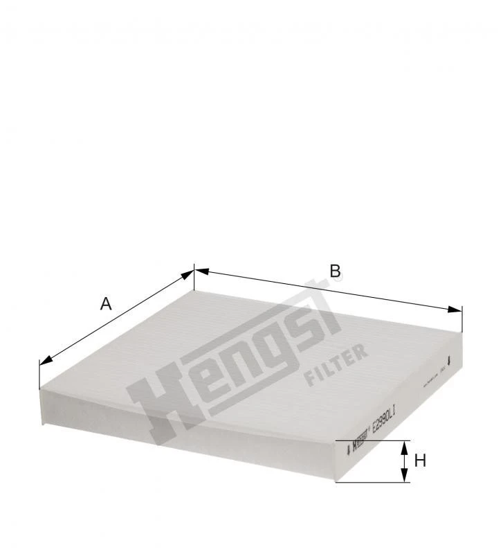 Filtr kabiny  E2990LI 