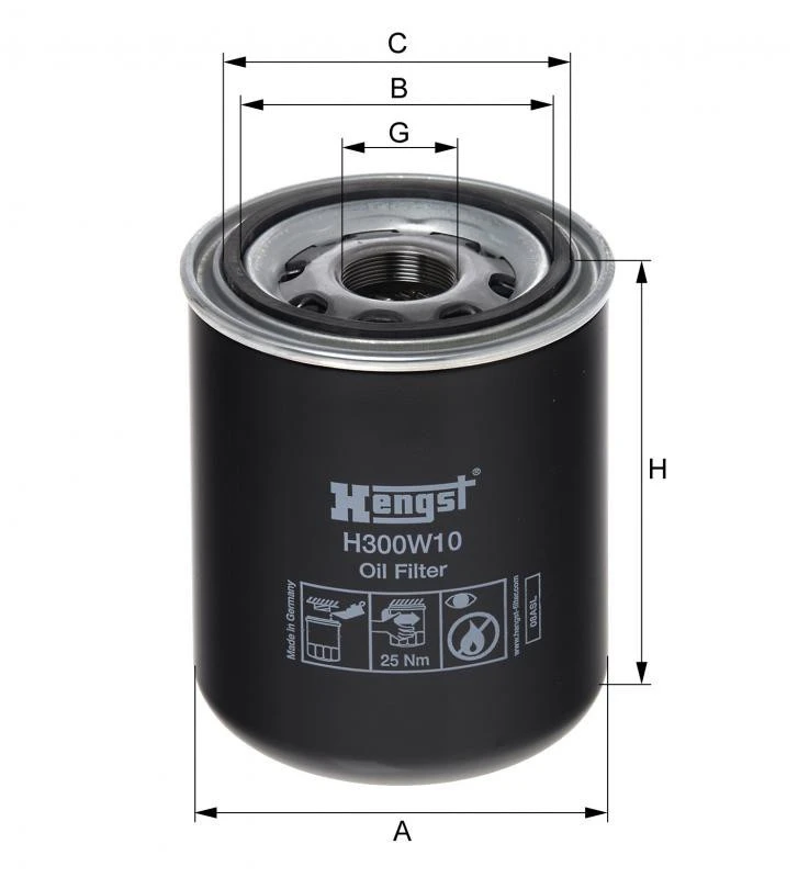 Filtr hydrauliczny  H300W10 