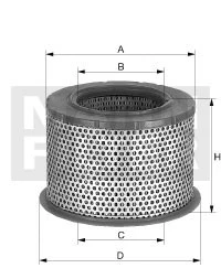 Filtr powietrza  C 2375 