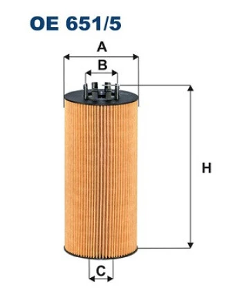 Filtr oleju OE651/5