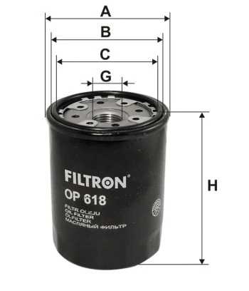 Filtr oleju OP618