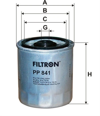 Filtr paliwa PP841