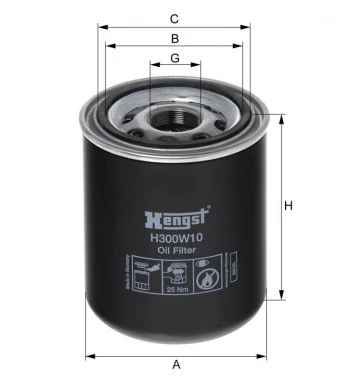 Filtr hydrauliczny H300W10