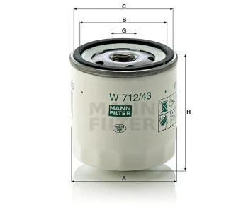 Filtr oleju W712/43