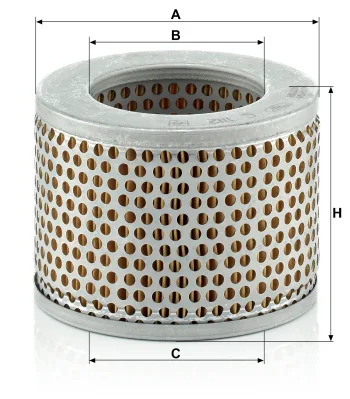 Filtr powietrza Mann Filter C1112 — zdjęcie 2