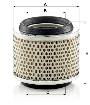 Filtr powietrza Mann Filter C1112/7 — zdjęcie 2