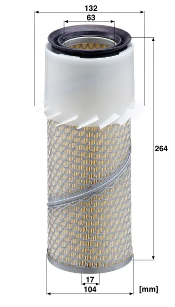 Filtr powietrza Mann Filter C1188X — zdjęcie 2