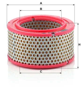 Filtr powietrza Mann Filter C1213 — zdjęcie 2