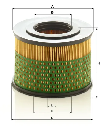 Filtr powietrza Mann Filter C1233 — zdjęcie 2