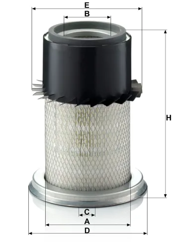 Filtr powietrza Mann Filter C16150 — zdjęcie 2