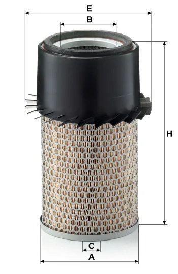 Filtr powietrza Mann Filter C16210 — zdjęcie 2