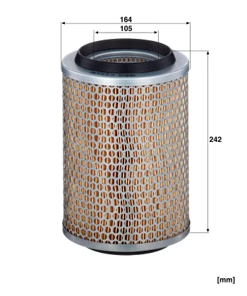 Filtr powietrza Mann Filter C17190 — zdjęcie 2