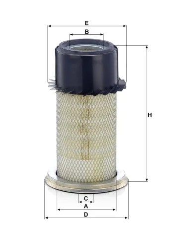 Filtr powietrza Mann Filter C21012 — zdjęcie 2
