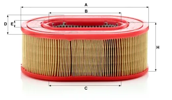 Filtr powietrza Mann Filter C25124 — zdjęcie 2