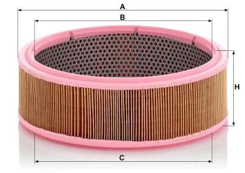 Filtr powietrza Mann Filter C2651 — zdjęcie 2