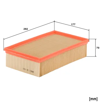 Filtr powietrza Mann Filter C30005 — zdjęcie 2