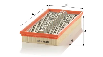 Filtr powietrza Mann Filter C33102 — zdjęcie 2