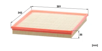 Filtr powietrza Mann Filter C35009 — zdjęcie 2