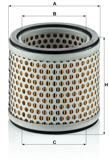 Filtr powietrza Mann Filter C914 — zdjęcie 2