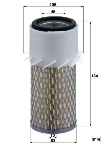 Filtr powietrza Mann Filter C934X — zdjęcie 2