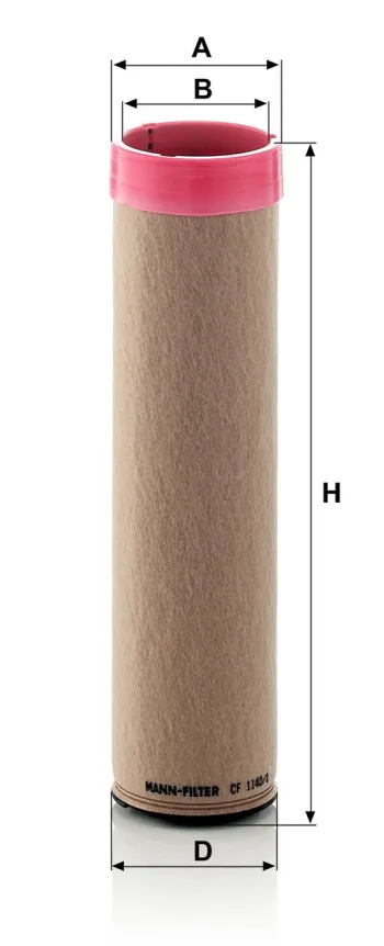 Filtr powietrza Mann Filter CF1140/2 — zdjęcie 2