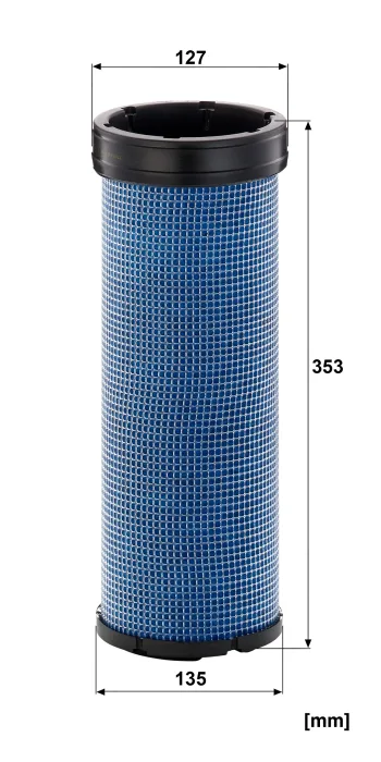 Filtr powietrza Mann Filter CF1414 — zdjęcie 2