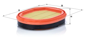 Filtr powietrza Mann Filter CF2864 — zdjęcie 2