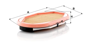 Filtr powietrza Mann Filter CF2944 — zdjęcie 2