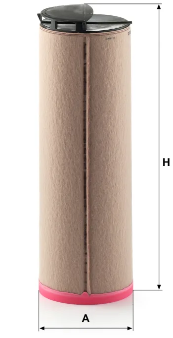 Filtr powietrza Mann Filter CF810 — zdjęcie 2