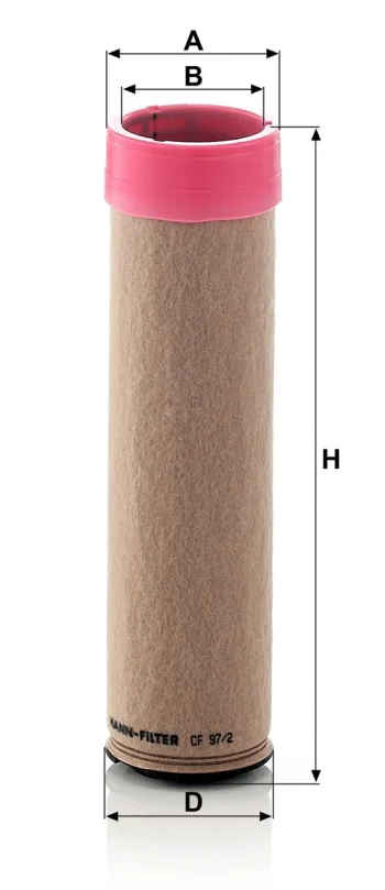 Filtr powietrza Mann Filter CF97/2 — zdjęcie 2