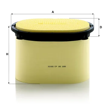 Filtr powietrza Mann Filter CP26295 — zdjęcie 2