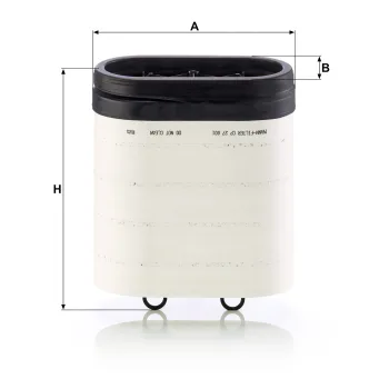 Filtr powietrza Mann Filter CP27001 — zdjęcie 2