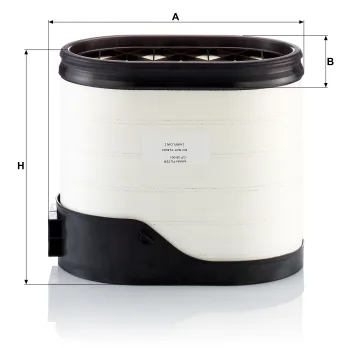 Filtr powietrza Mann Filter CP38001 — zdjęcie 2