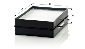 Filtr kabinowy Mann Filter CU1722 — zdjęcie 2