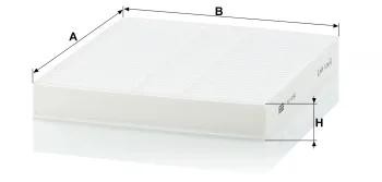 Filtr kabinowy Mann Filter CU2141 — zdjęcie 2