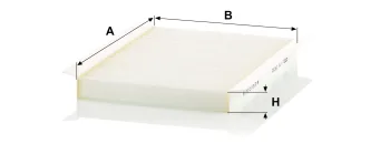 Filtr kabinowy Mann Filter CU2532 — zdjęcie 2