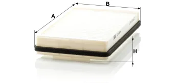 Filtr kabinowy Mann Filter CU2534 — zdjęcie 2