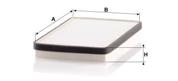 Filtr kabinowy Mann Filter CU2650 — zdjęcie 2