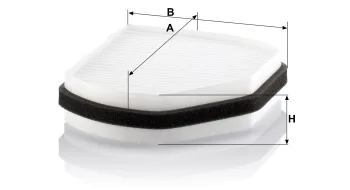 Filtr kabinowy Mann Filter CU2897 — zdjęcie 2