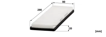 Filtr kabinowy Mann Filter CU2910 — zdjęcie 2