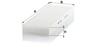 Filtr kabinowy Mann Filter CU3869 — zdjęcie 2