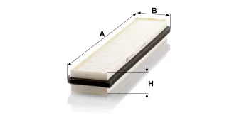 Filtr kabinowy Mann Filter CU5044 — zdjęcie 2