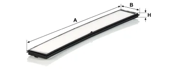 Filtr kabinowy Mann Filter CU6724 — zdjęcie 2