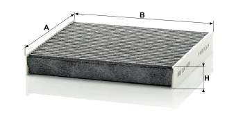 Filtr kabinowy Mann Filter CUK1919 — zdjęcie 2
