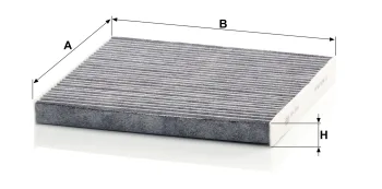 Filtr kabinowy Mann Filter CUK2544 — zdjęcie 2