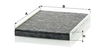 Filtr kabinowy Mann Filter CUK2862 — zdjęcie 2