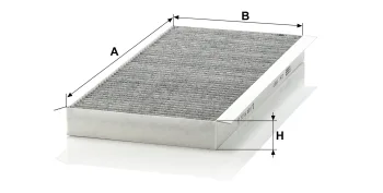 Filtr kabinowy Mann Filter CUK3567 — zdjęcie 2